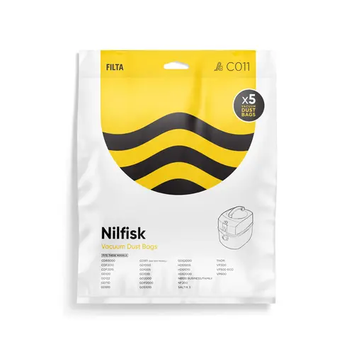 Vacuum Cleaner Bags Nilfisk GD Series 5 Pack