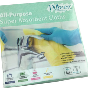 Super Absorbent Cloths Green - PureEn