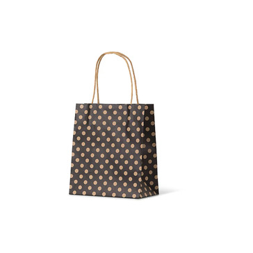 Black Spot Kraft Toddler Paper Bag - Bee Dee