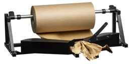 Void Fill Paper Roll Crumpler - Black, 1000mm Width *Table or Wall Mount - Matthews