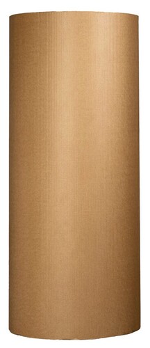 Corrugated Cardboard Roll - Brown, 1400mm x 75m - Matthews