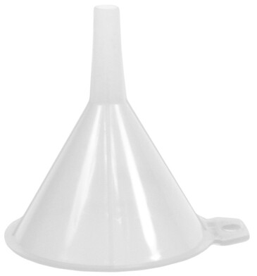 Plastic Funnel - White, 175mm Length - Matthews