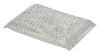 Mesh Sponge Scrubbers - Silver/Black, 100mm x 150mm x 20mm Carton 40 - Matthews