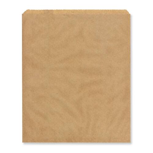 # 4'' Flat Brown Bag 50gsm (240x200) Pack 500 - Gratpak