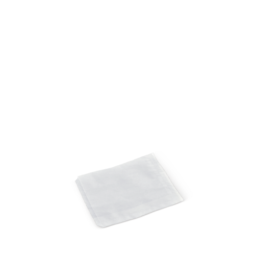 #2 Grease Resistant Flat Bag (1 Ply) White 187 x 165 - Detpak